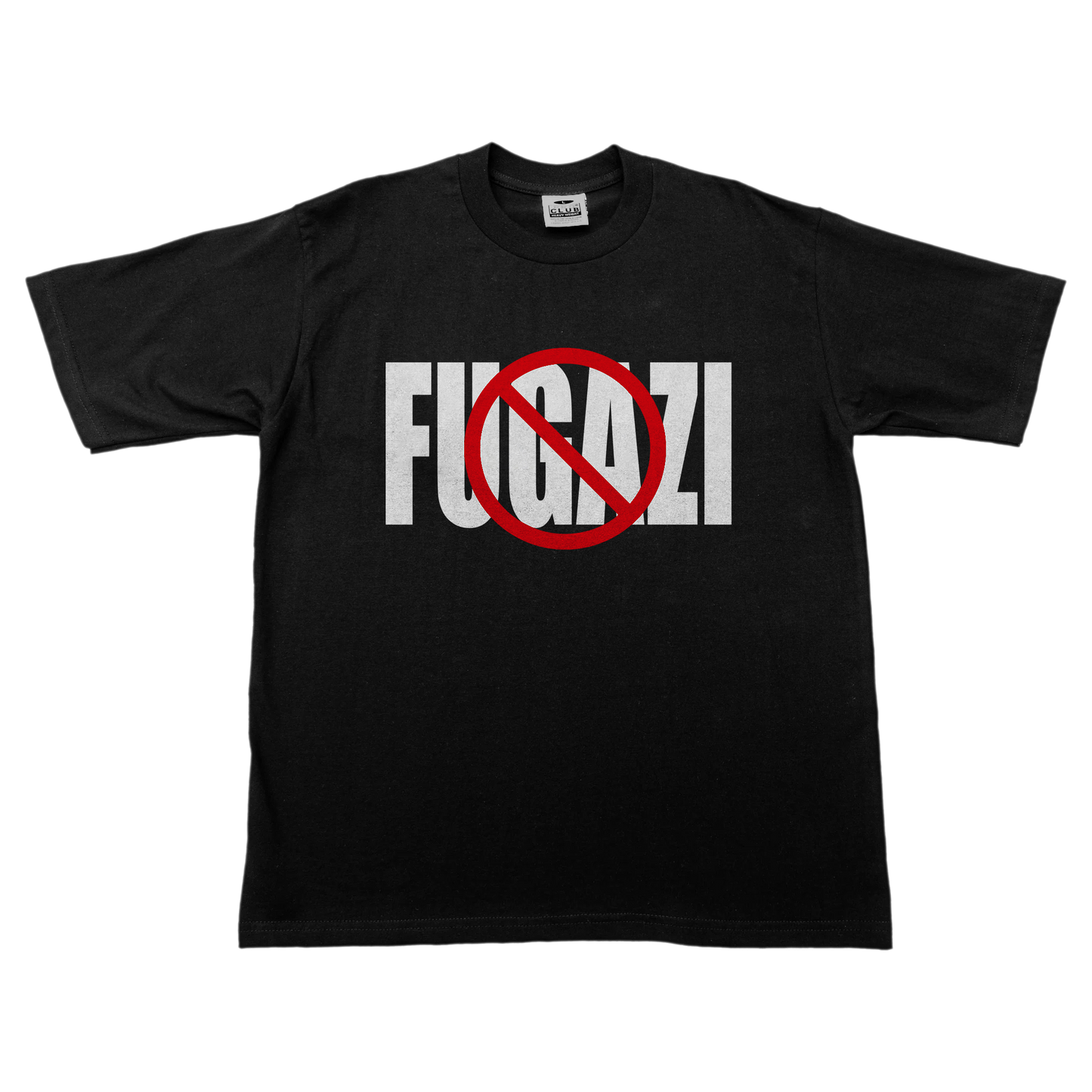 T-SHIRT "NO FUGAZI" - NOIR